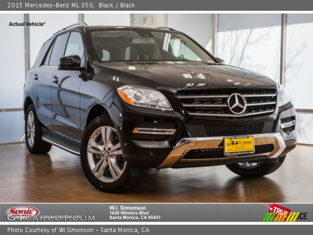 2015 Mercedes-Benz ML 350 in Black