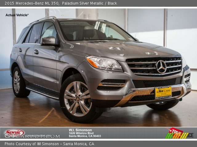 2015 Mercedes-Benz ML 350 in Paladium Silver Metallic