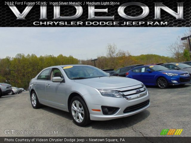 2012 Ford Fusion SE V6 in Ingot Silver Metallic
