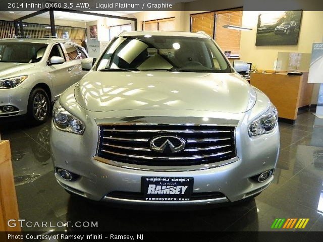 2014 Infiniti QX60 3.5 AWD in Liquid Platinum