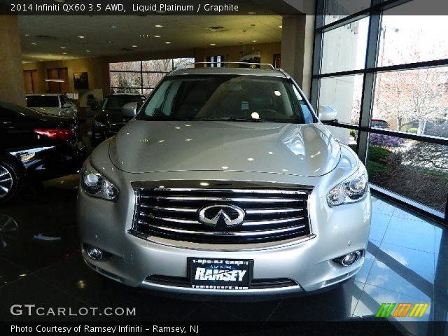 2014 Infiniti QX60 3.5 AWD in Liquid Platinum