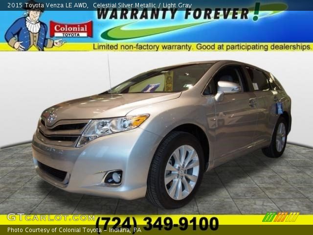 2015 Toyota Venza LE AWD in Celestial Silver Metallic