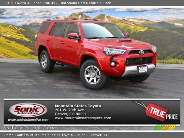 2015 Toyota 4Runner Trail 4x4 in Barcelona Red Metallic