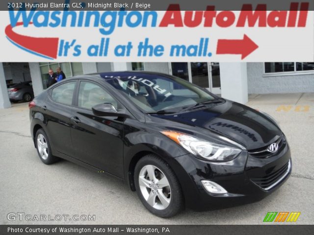 2012 Hyundai Elantra GLS in Midnight Black