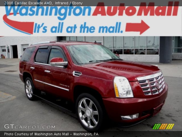 2008 Cadillac Escalade AWD in Infrared