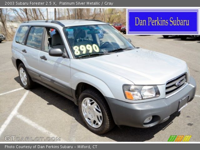 2003 Subaru Forester 2.5 X in Platinum Silver Metallic