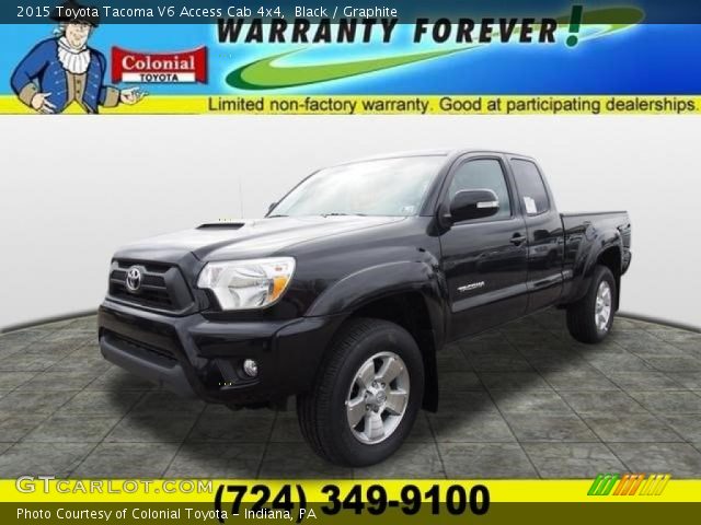 2015 Toyota Tacoma V6 Access Cab 4x4 in Black