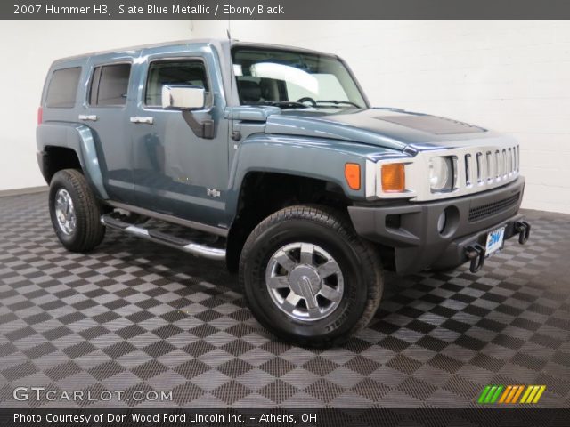 2007 Hummer H3  in Slate Blue Metallic