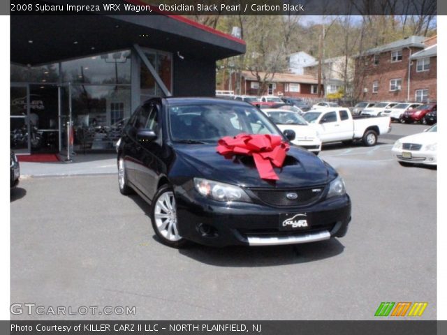 2008 Subaru Impreza WRX Wagon in Obsidian Black Pearl