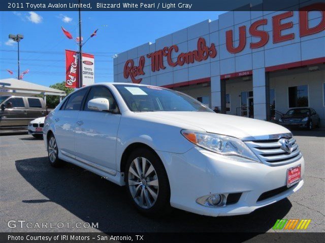 2011 Toyota Avalon Limited in Blizzard White Pearl
