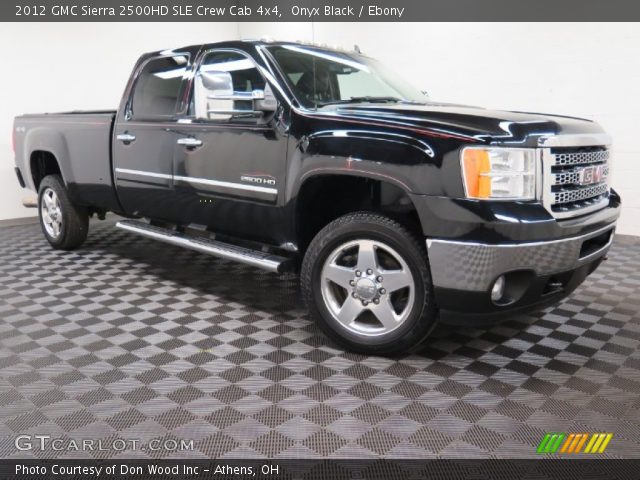 2012 GMC Sierra 2500HD SLE Crew Cab 4x4 in Onyx Black