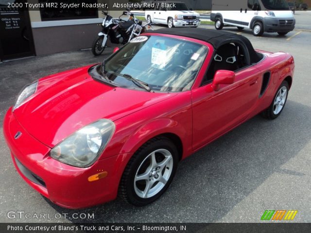 2000 Toyota MR2 Spyder Roadster in Absolutely Red