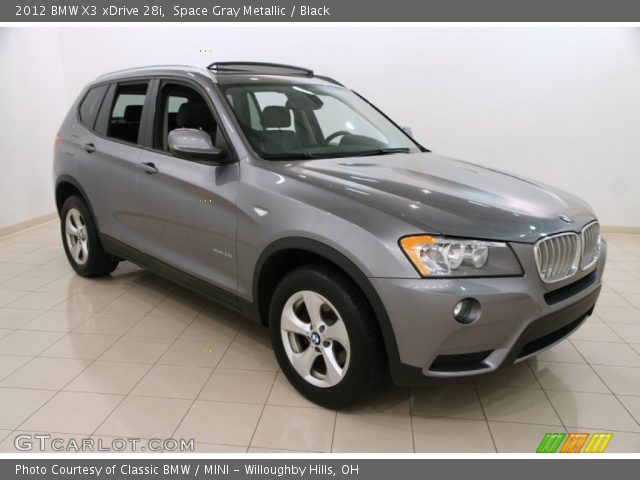 2012 BMW X3 xDrive 28i in Space Gray Metallic