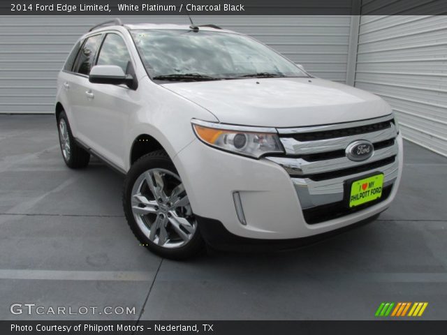 2014 Ford Edge Limited in White Platinum