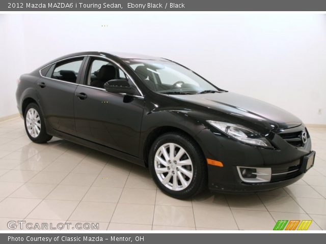 2012 Mazda MAZDA6 i Touring Sedan in Ebony Black