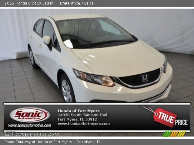 2015 Honda Civic LX Sedan in Taffeta White