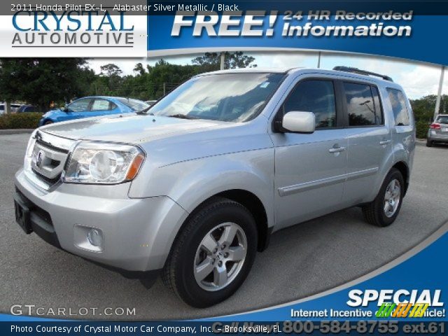 2011 Honda Pilot EX-L in Alabaster Silver Metallic