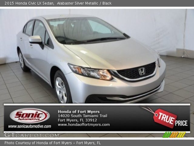 2015 Honda Civic LX Sedan in Alabaster Silver Metallic