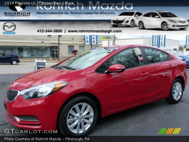 2014 Kia Forte LX in Crimson Red