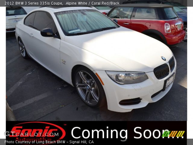2012 BMW 3 Series 335is Coupe in Alpine White