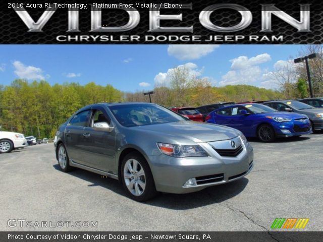 2010 Acura RL Technology in Platinum Frost Metallic
