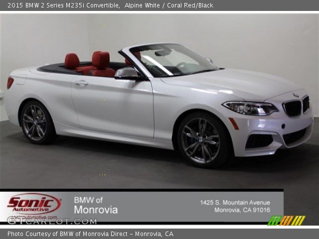 2015 BMW 2 Series M235i Convertible in Alpine White