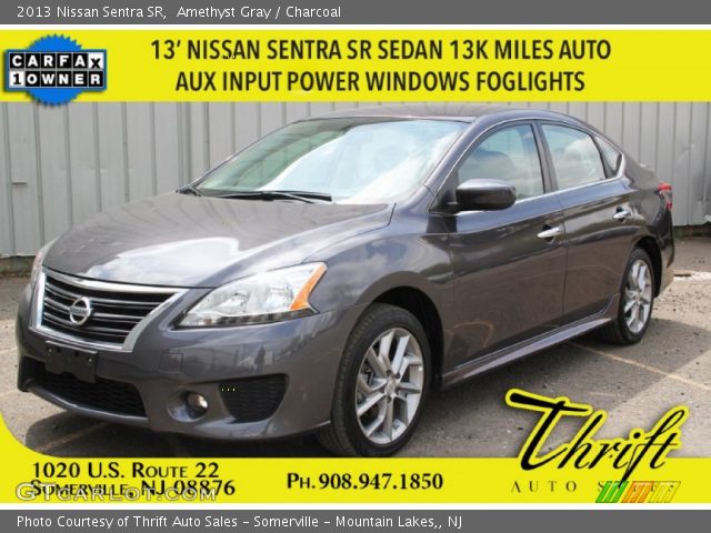 2013 Nissan Sentra SR in Amethyst Gray