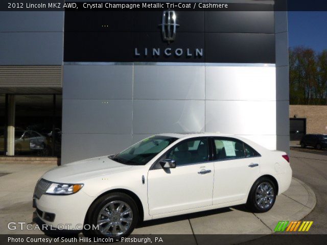 2012 Lincoln MKZ AWD in Crystal Champagne Metallic Tri-Coat