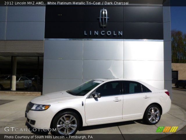 2012 Lincoln MKZ AWD in White Platinum Metallic Tri-Coat