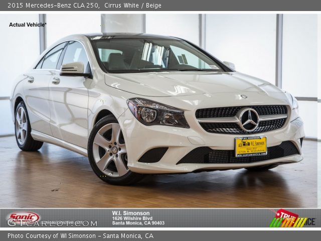 2015 Mercedes-Benz CLA 250 in Cirrus White