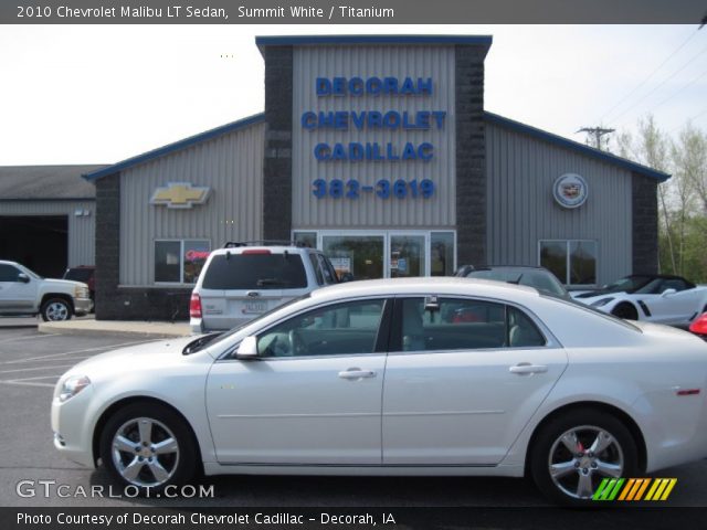 2010 Chevrolet Malibu LT Sedan in Summit White