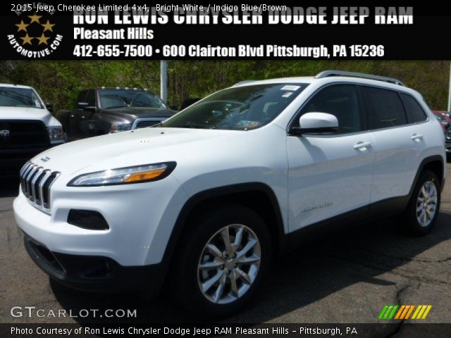 2015 Jeep Cherokee Limited 4x4 in Bright White