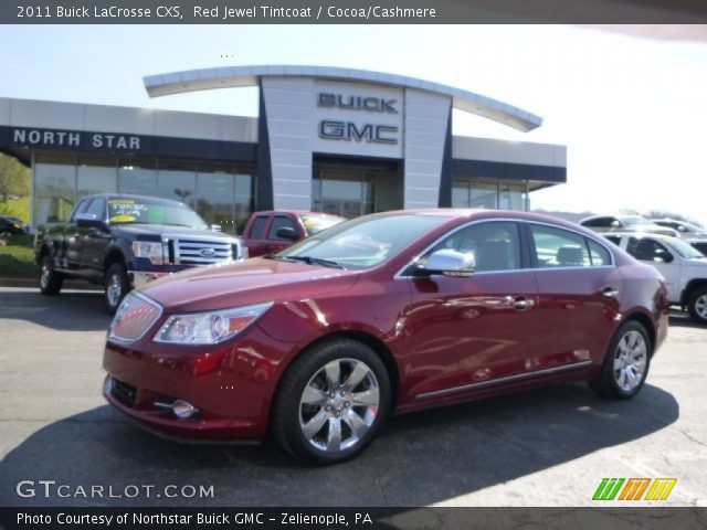 2011 Buick LaCrosse CXS in Red Jewel Tintcoat