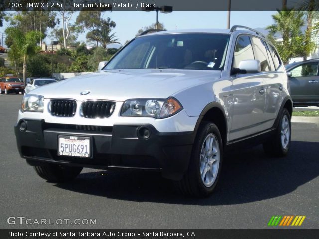 2005 BMW X3 2.5i in Titanium Silver Metallic