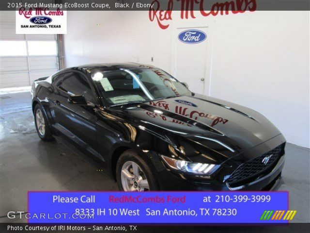2015 Ford Mustang EcoBoost Coupe in Black