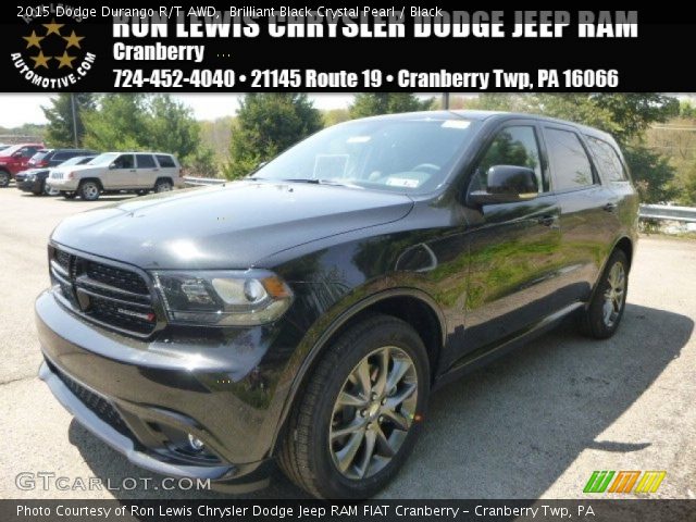 2015 Dodge Durango R/T AWD in Brilliant Black Crystal Pearl