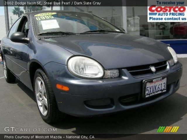 2002 Dodge Neon SE in Steel Blue Pearl