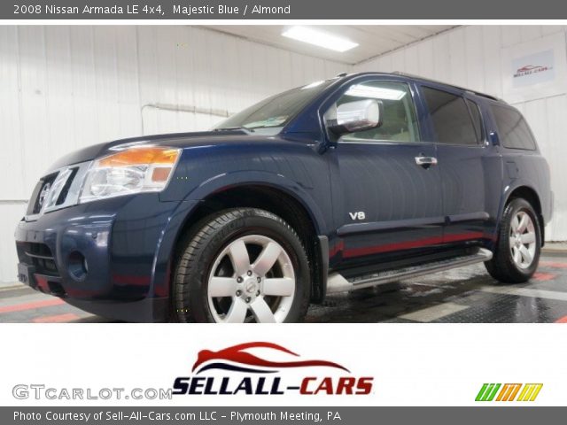 2008 Nissan Armada LE 4x4 in Majestic Blue