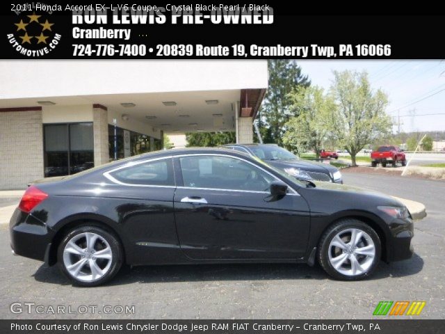 2011 Honda Accord EX-L V6 Coupe in Crystal Black Pearl