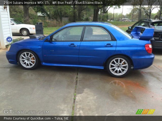 2004 Subaru Impreza WRX STi in WR Blue Pearl