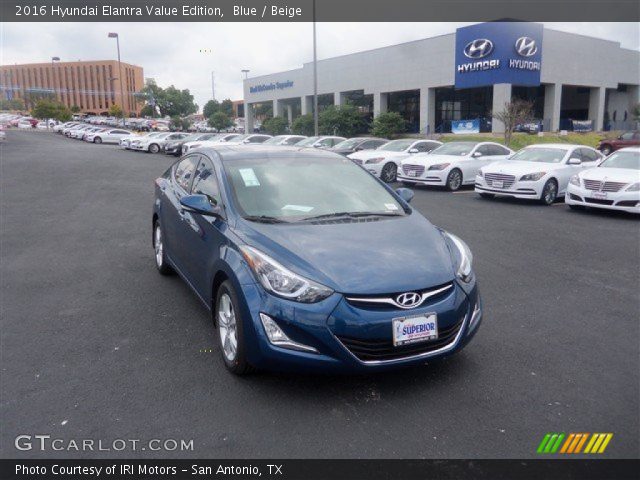 2016 Hyundai Elantra Value Edition in Blue