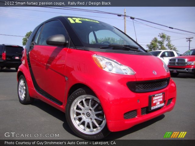 2012 Smart fortwo passion coupe in Rally Red