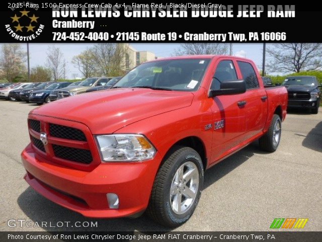 2015 Ram 1500 Express Crew Cab 4x4 in Flame Red
