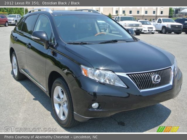 2012 Lexus RX 350 in Obsidian Black