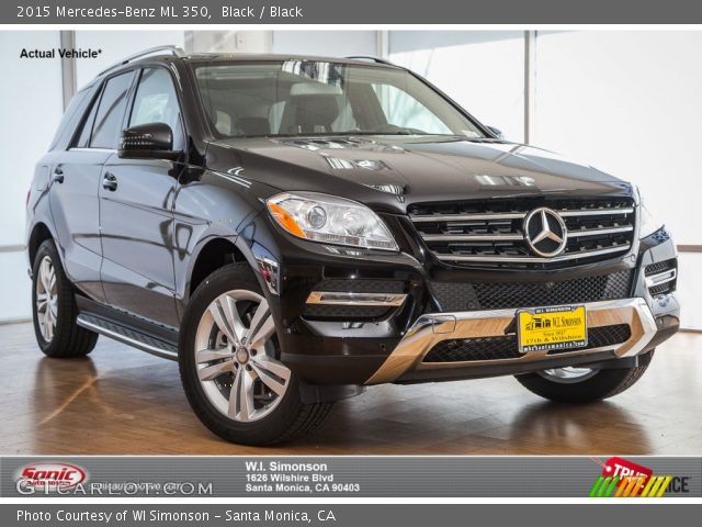 2015 Mercedes-Benz ML 350 in Black