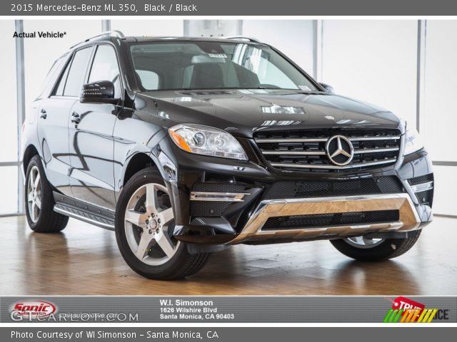 2015 Mercedes-Benz ML 350 in Black