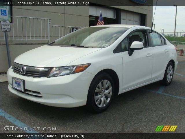 2012 Honda Civic LX Sedan in Taffeta White