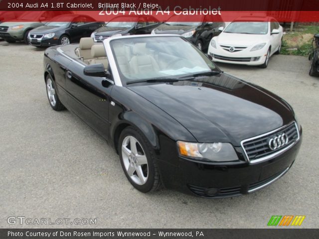 2004 Audi A4 1.8T Cabriolet in Brilliant Black