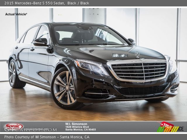 2015 Mercedes-Benz S 550 Sedan in Black