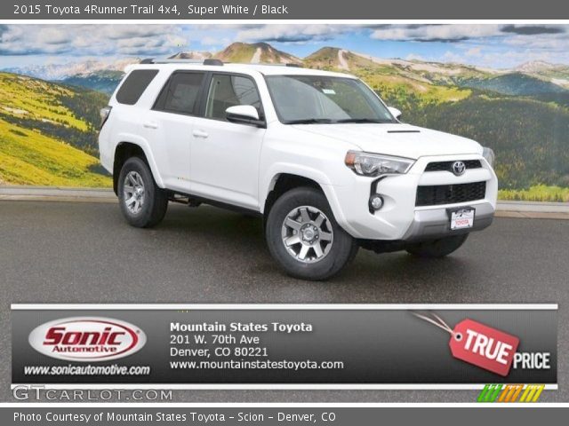 2015 Toyota 4Runner Trail 4x4 in Super White